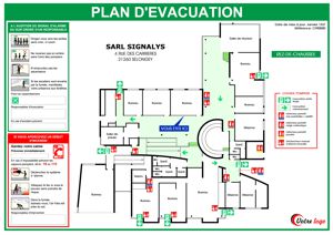 Plan d'évacuation